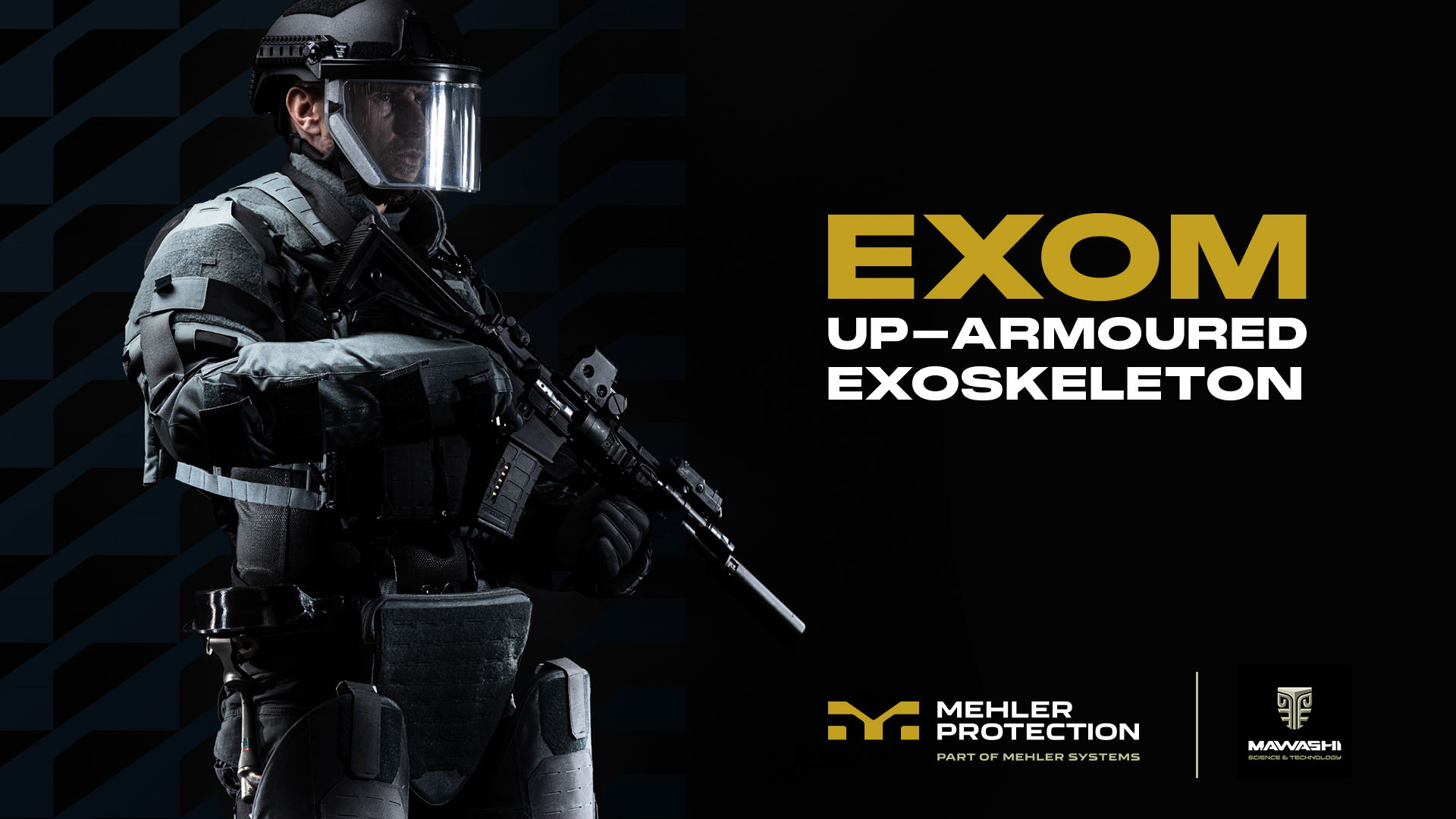 Mehler Protection Unveils ExoM Up-Armoured Exoskeleton